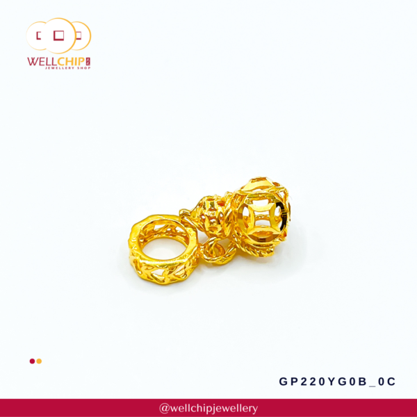 916 Gold Pendant - GP220YG0B_0C - Image 3