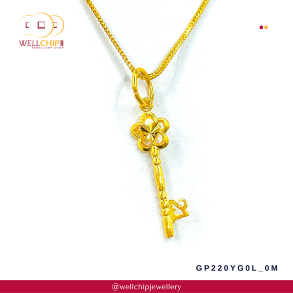 916 Gold Pendant - GP220YG0L_0M - Image 2