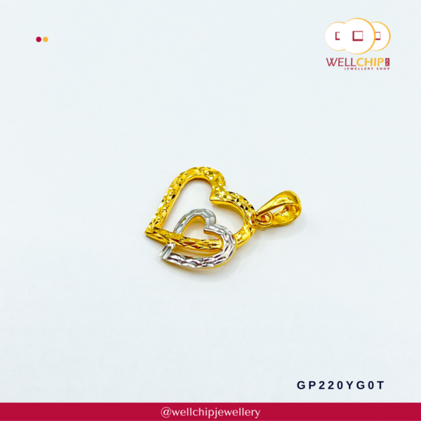 916 Gold Pendant - GP220YG0T - Image 2