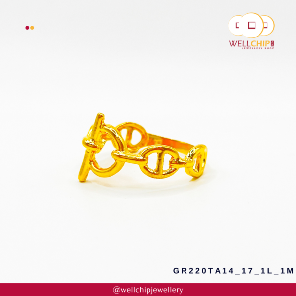 916 Gold Ring - GR220TA14_17_1L_1M - Image 2