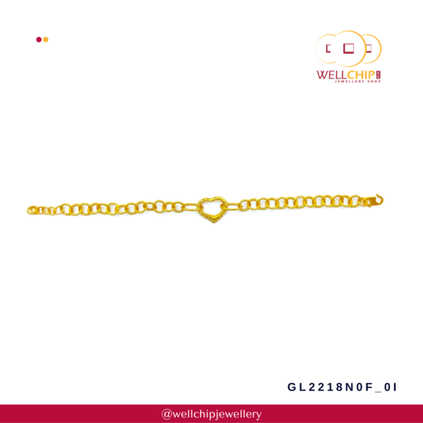 916 Gold Bracelet - GL2218N0F_0I - Image 3