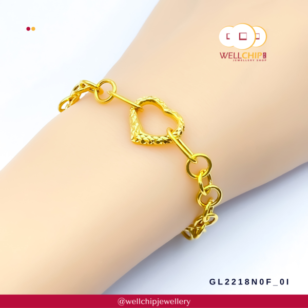 916 Gold Bracelet - GL2218N0F_0I - Image 4