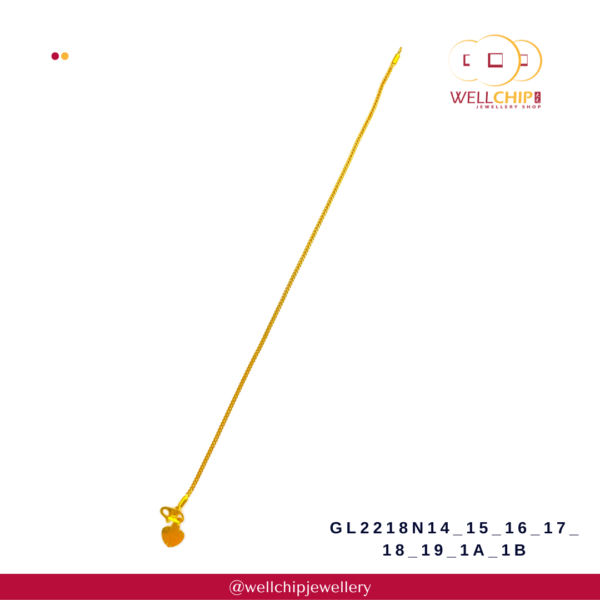 916 Gold Bracelet - GL2218N14_15_16_17_18_19_1A_1B - Image 2