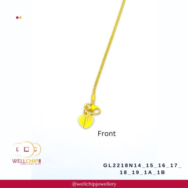 916 Gold Bracelet - GL2218N14_15_16_17_18_19_1A_1B - Image 3