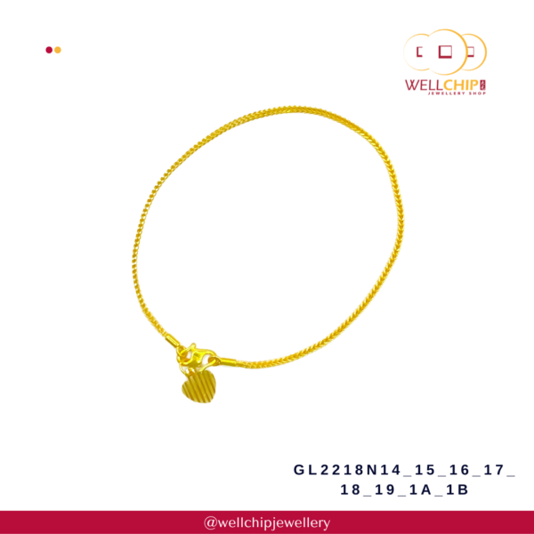916 Gold Bracelet - GL2218N14_15_16_17_18_19_1A_1B