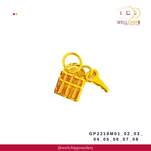 916 Gold Pendant - GP2218M01_02_03_04_05_06_07_08 - Image 2
