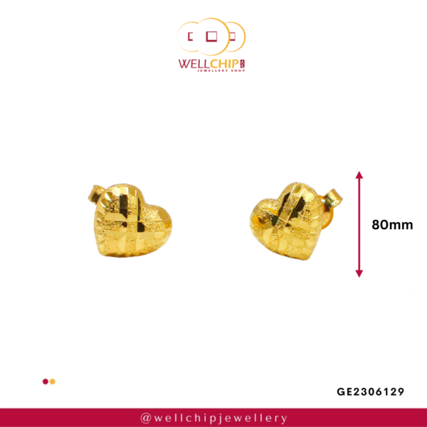 916 Gold Ladies Earstud - GE2306129 - 图片 2