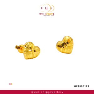 916 Gold Ladies Earstud - GE2306129