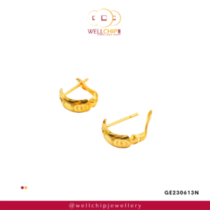 916 Gold Ladies Earring - GE230613N