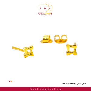 916 Gold Ladies Earring - GE2306142_46_47