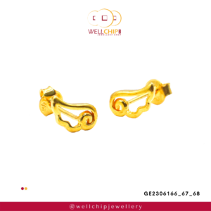 916 Gold Ladies Earring - GE2306166_67_68