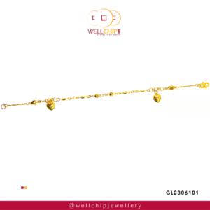 916 Gold Ladies Bracelet - GL2306101