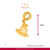 916 GOLD PENDANT - GP230LU0L_0M_0N_0O