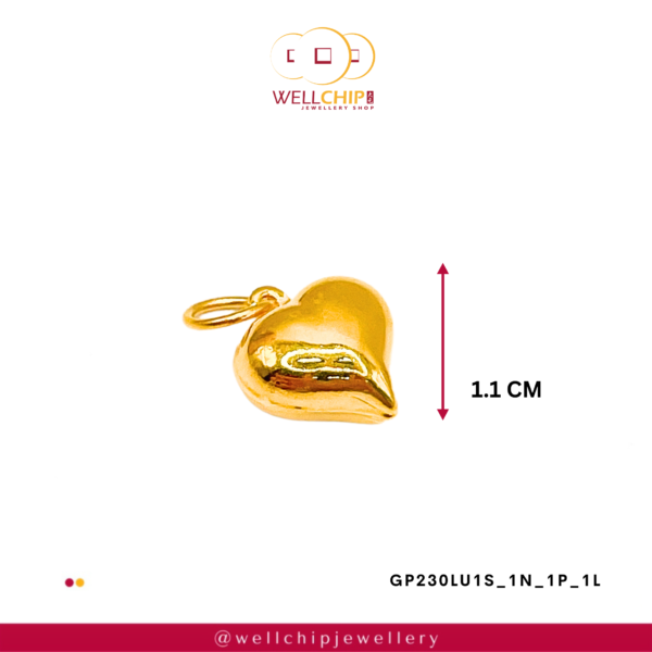 916 GOLD PENDANT - GP230LU1S_1N_1P_1L - Image 2
