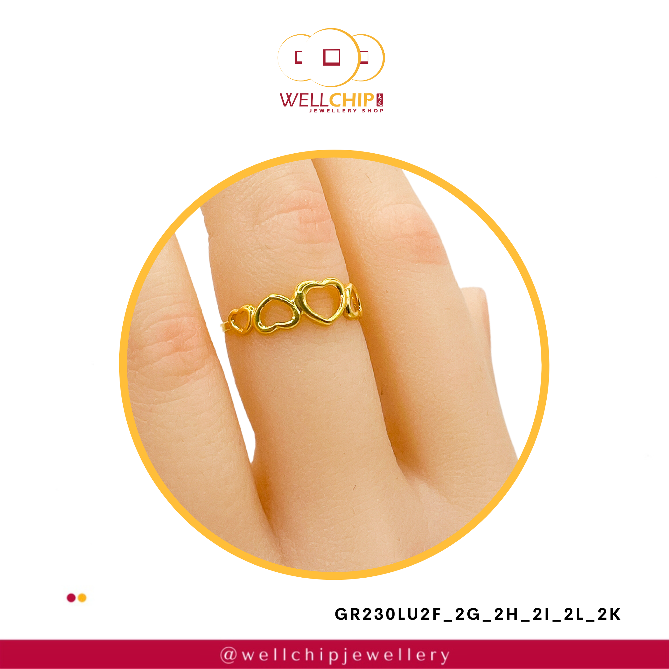916 GOLD RING - GR230LU2F_2G_2H_2I_2L_2K