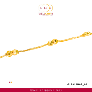 916 GOLD LADIES BRACELET - GL2312H07_08
