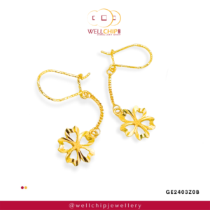 916 GOLD FANCY EARRING - GE2403Z0B