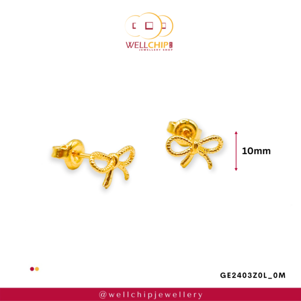 916 GOLD FANCY EARRING - GE2403Z0L_0M - Image 2