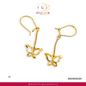 916 GOLD FANCY EARRING - GE2403Z20