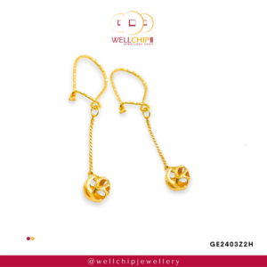 916 GOLD FANCY EARRING - GE2403Z2H