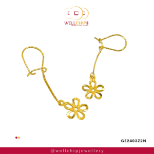 916 GOLD FANCY EARRING - GE2403Z2N