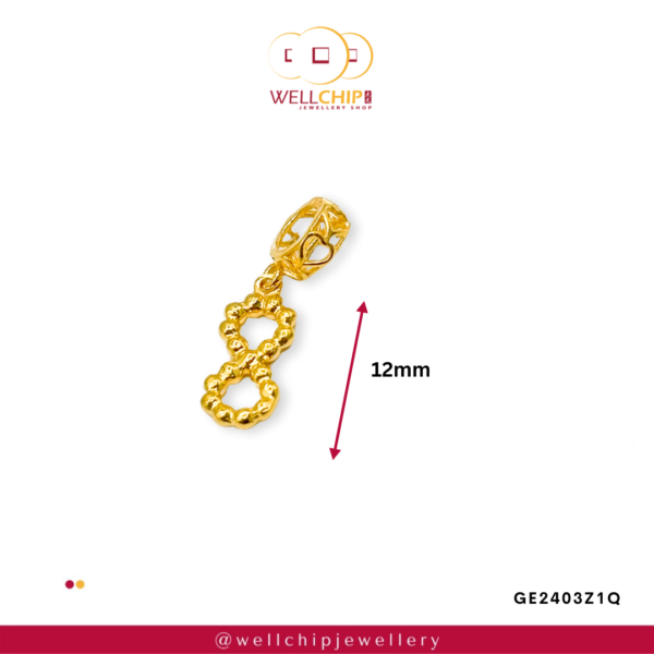 916 GOLD PENDANT - GP2403Z1Q - Image 2