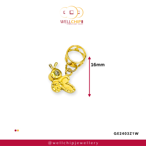 916 GOLD PENDANT - GP2403Z1W - Image 2