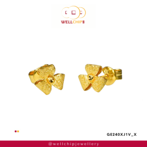 916 GOLD FANCY EARRING - GE240XJ1V_X