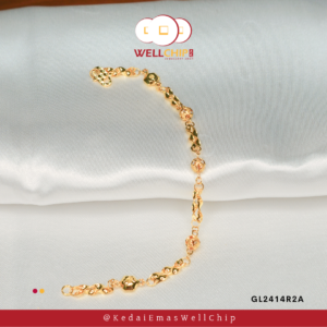 916 GOLD DISCO BALL BRACELET - GL2414R2A