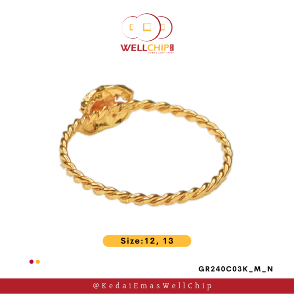 916 GOLD FANCY RING CC - GR240C03K_M_N - Image 2