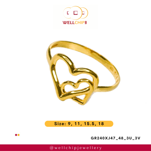 916 GOLD RING - GR240XJ47_48_3U_3V - 图片 2