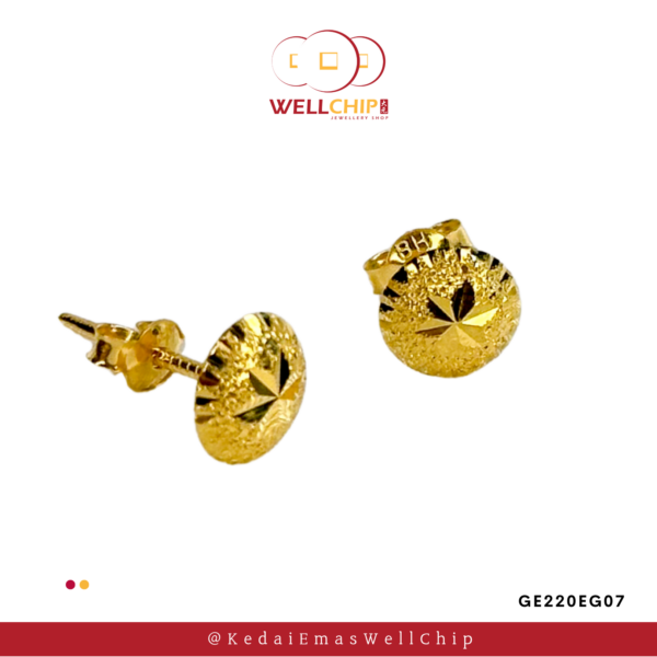 916 GOLD EARSTUD