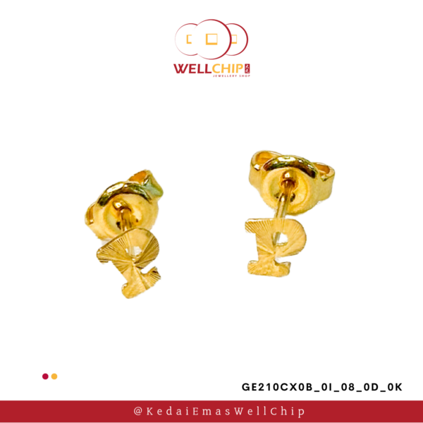 916 GOLD EARSTUD