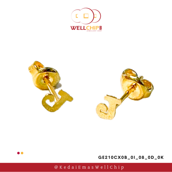 916 GOLD EARSTUD