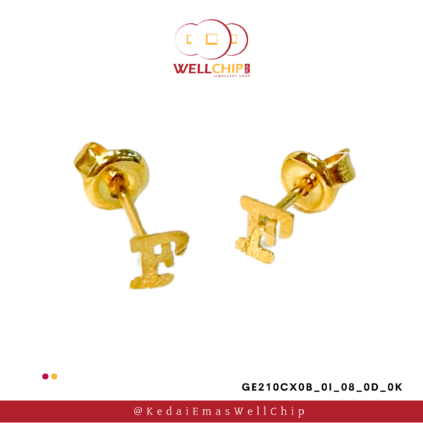 916 GOLD EARSTUD