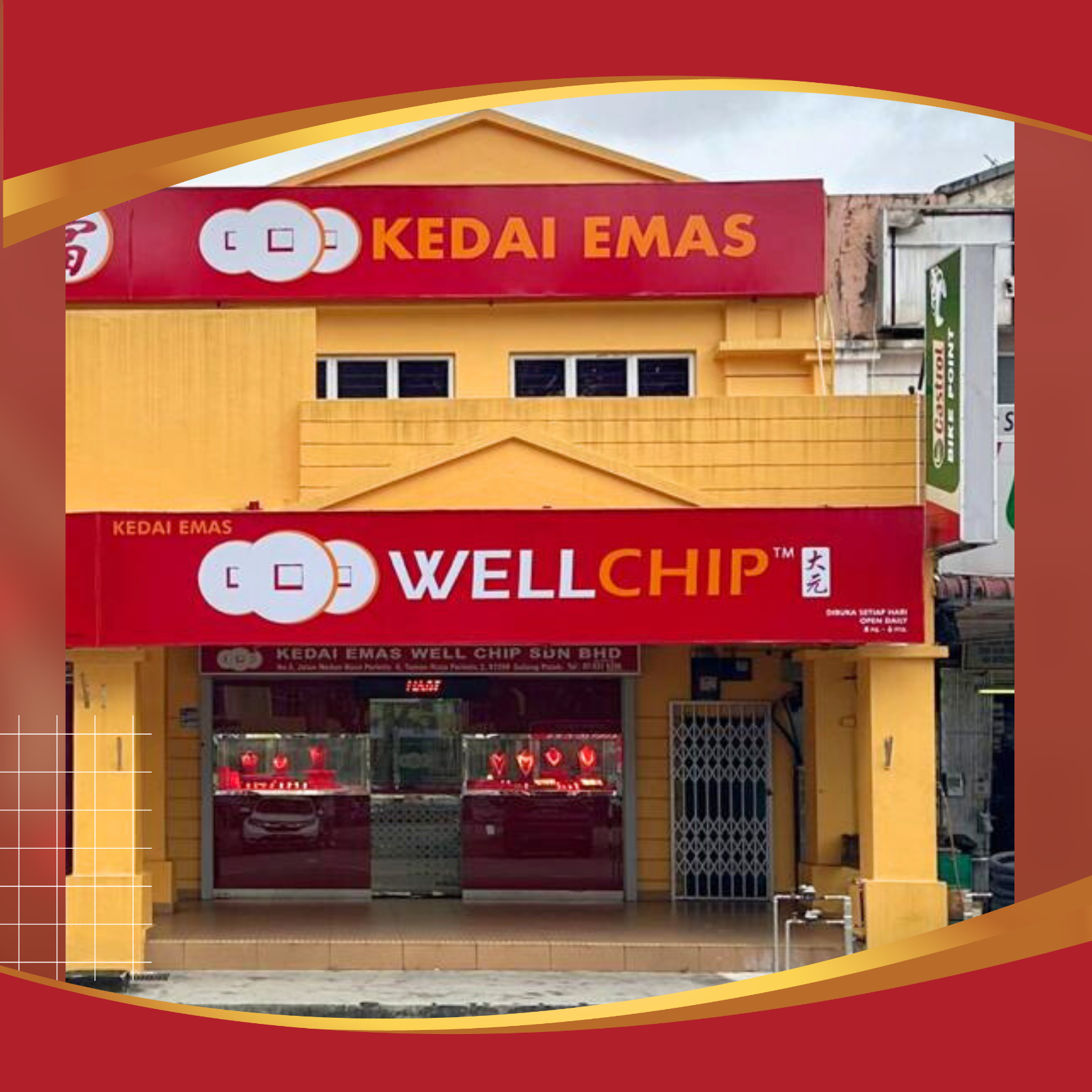 Kedai Emas Well Chip, Gelang Patah