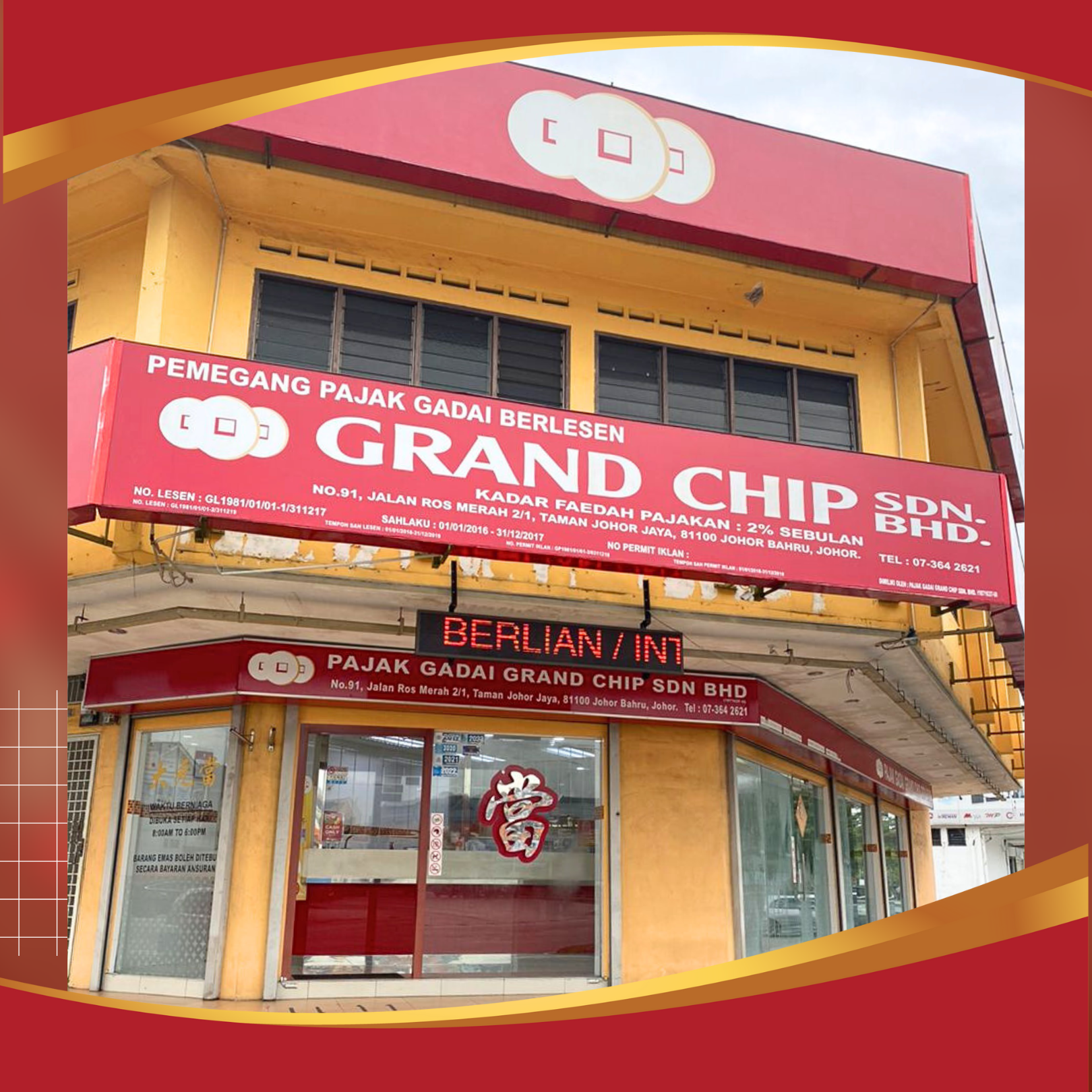 Pajak Gadai Grand Chip , Johor Jaya