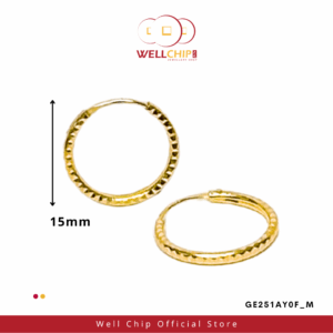 916 GOLD EARRING