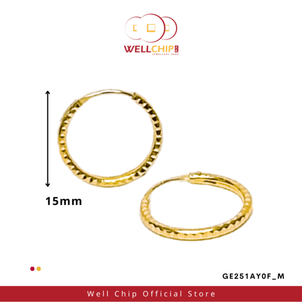 916 GOLD EARRING