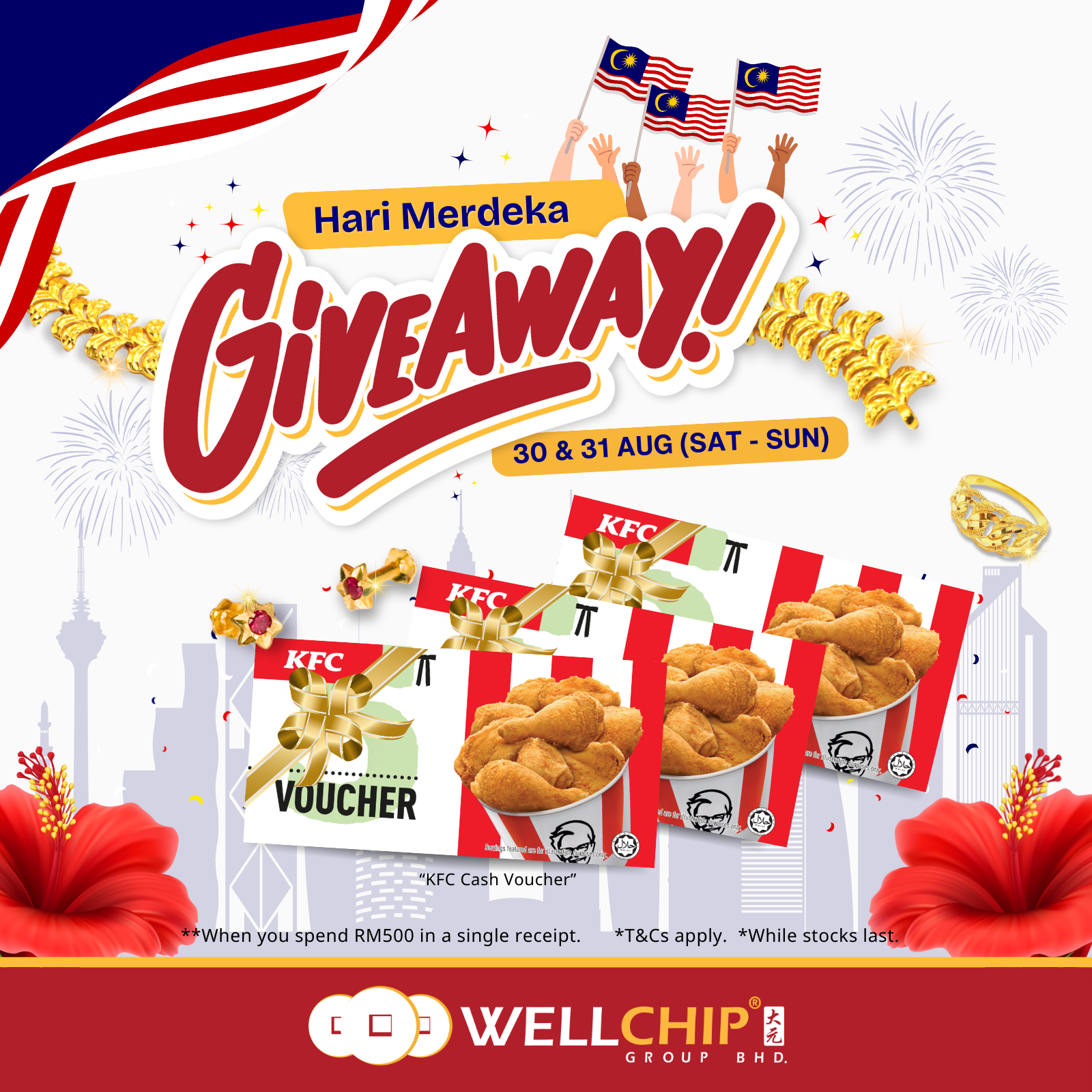 Promosi Merdeka 2025 | kedai emas well chip
