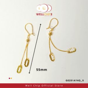 916 GOLD FANCY EARRING
