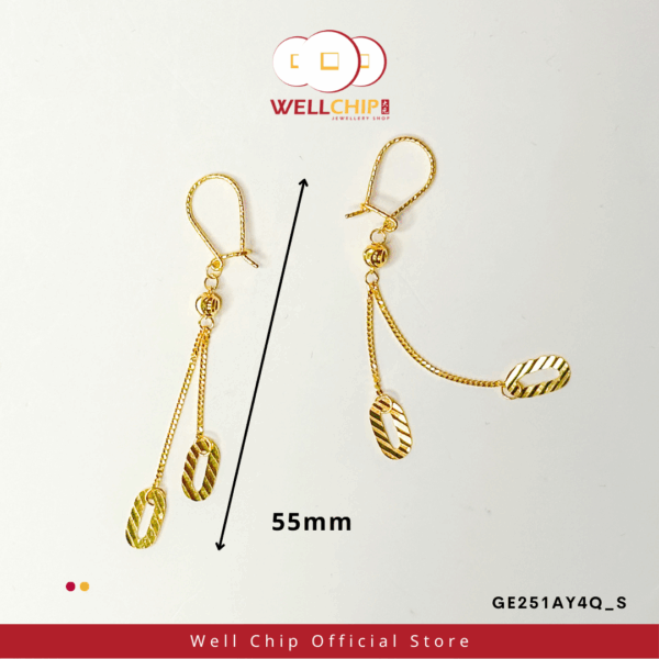 916 GOLD FANCY EARRING