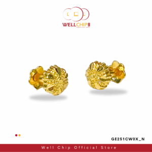 916 gold earstud