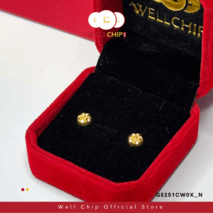 916 gold earstud