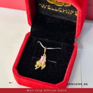 916 GOLD ROSE PENDANT