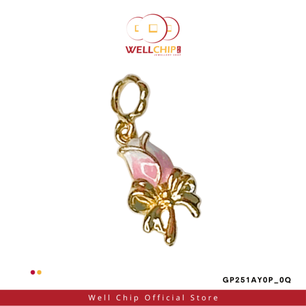 916 GOLD ROSE PENDANT