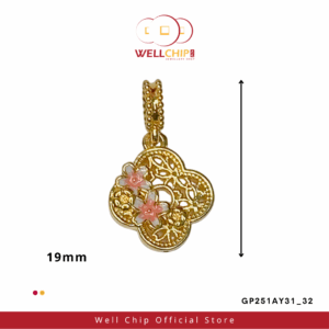 916 GOLD CHARM