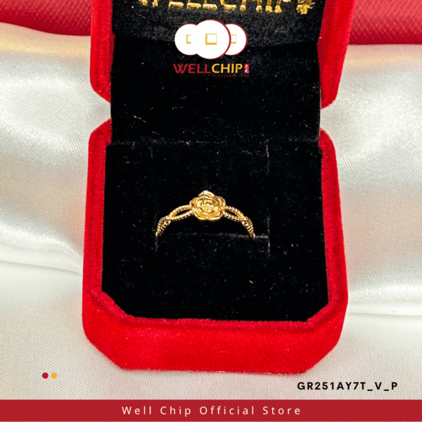 916 GOLD ROSE RING