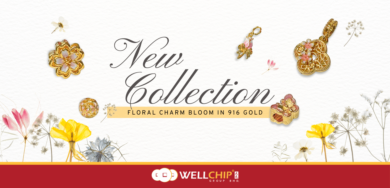 Charm Emas baru, sakura