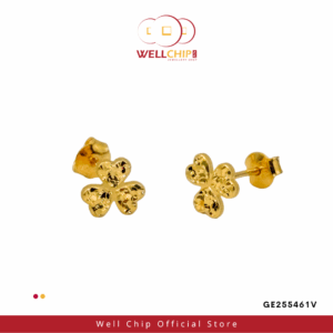 916 GOLD LASER CUT EARSTUD – GE255461V